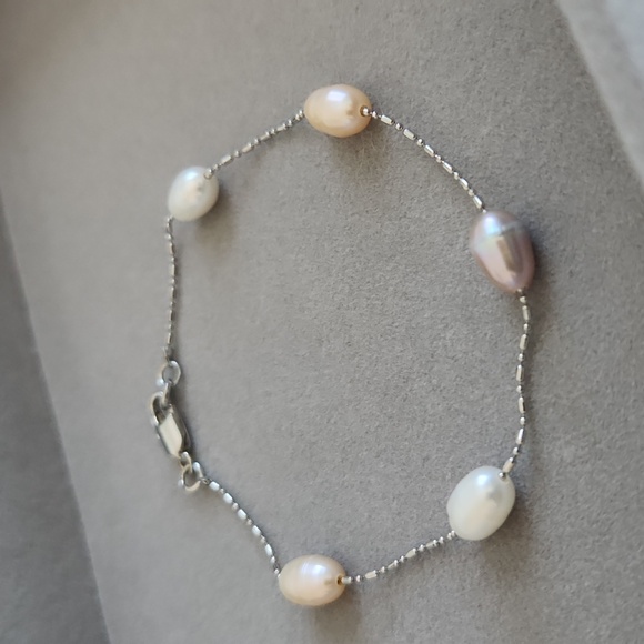 Multicolor Freshwater pearls bracelet - Picture 4 of 4